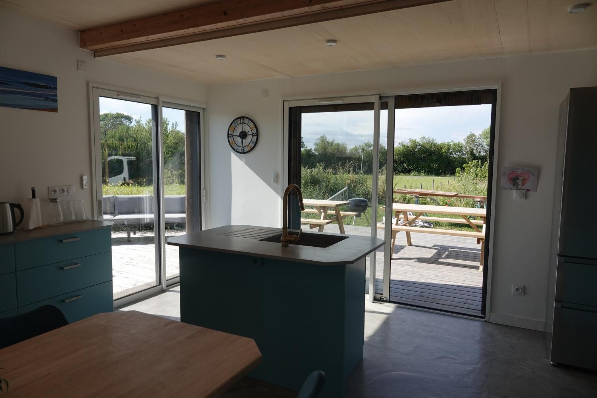 Maison Bois, Les Conches 10 Pers Longeville-sur-Mer Buitenkant foto