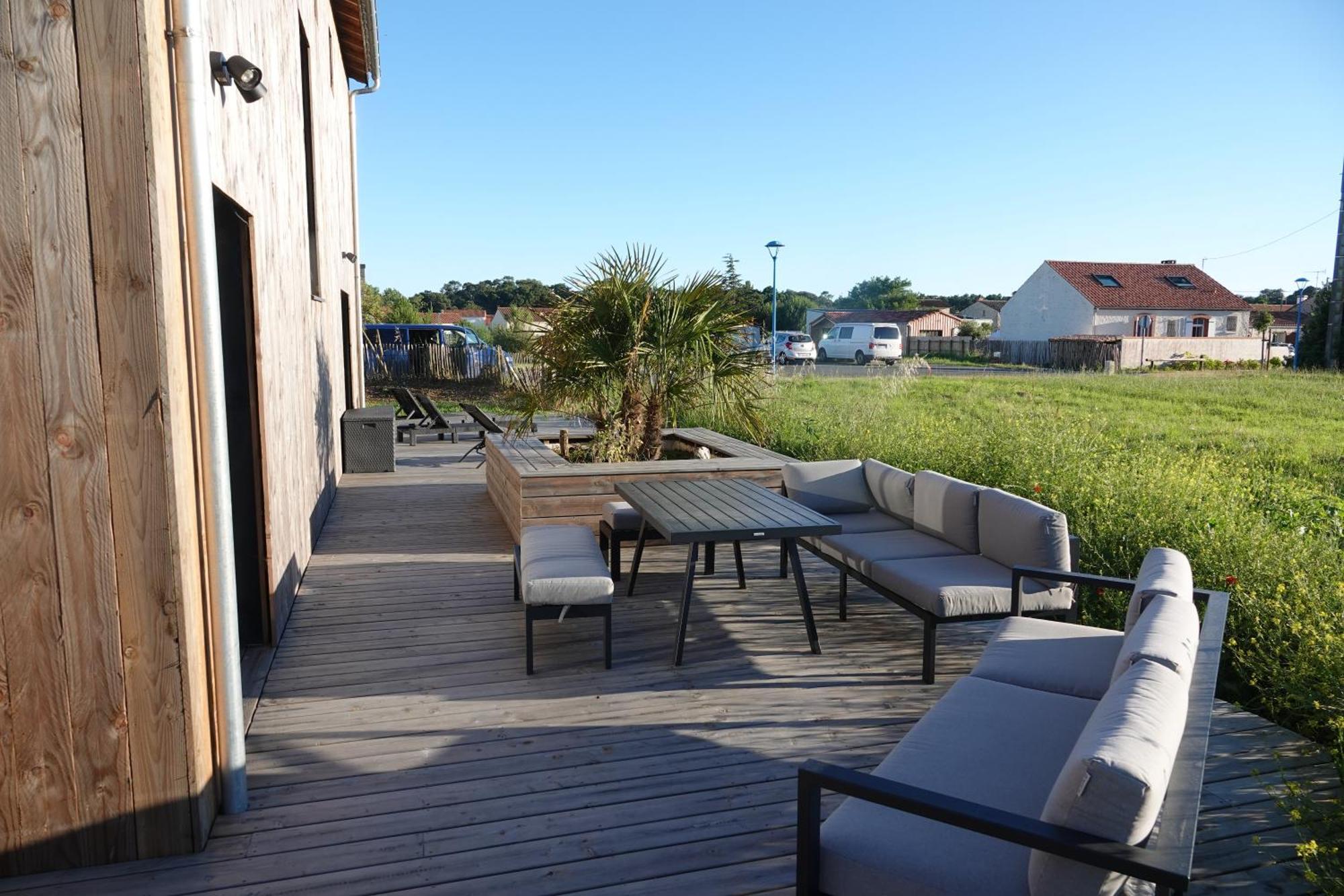 Maison Bois, Les Conches 10 Pers Longeville-sur-Mer Buitenkant foto